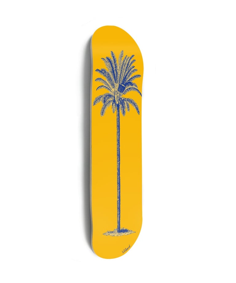 Skate "Palmier" pour décoration murale originale