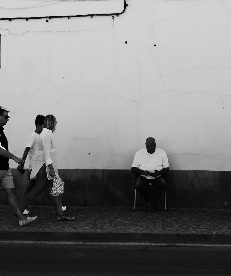photo noire et blanc, street photo, photo de rue