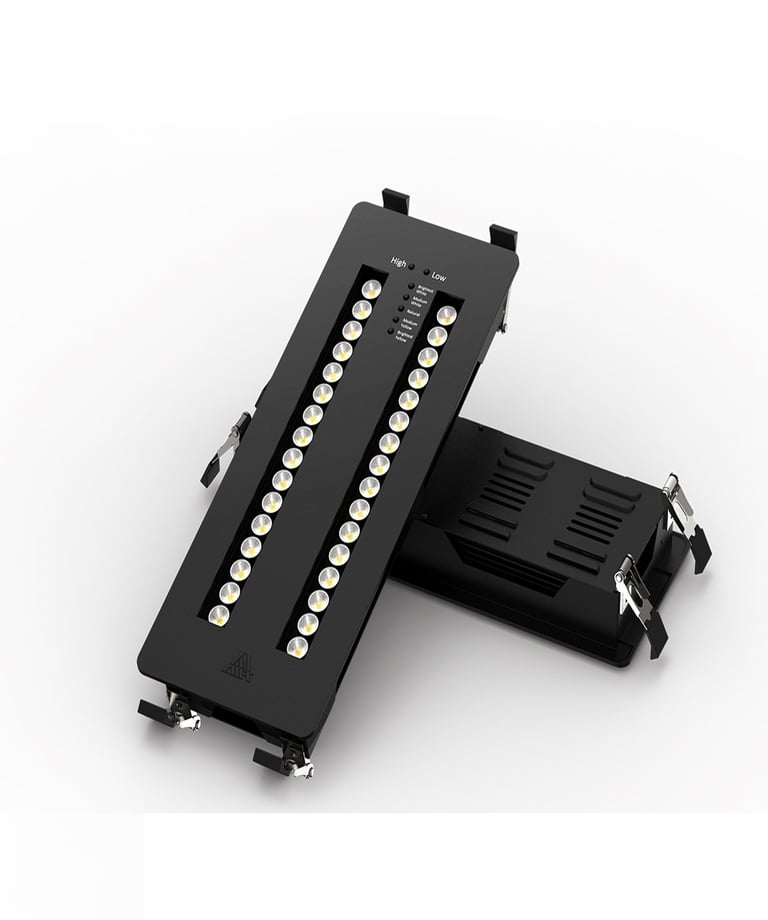 Recessed Linear Jewellery ceiling light adjustable Beam angle