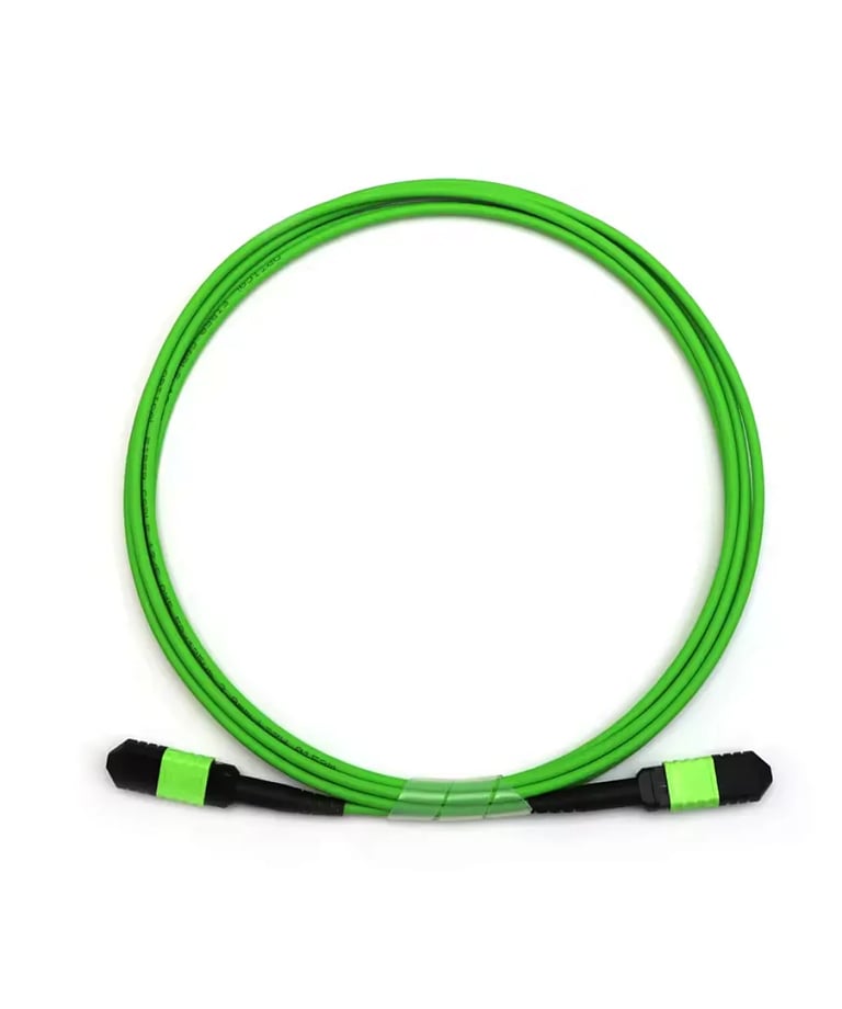 MPO Patch Cord Multimode Fast Transmit Speed High Density OM3 OM4 OM5 Fiber Optic Patch Cord