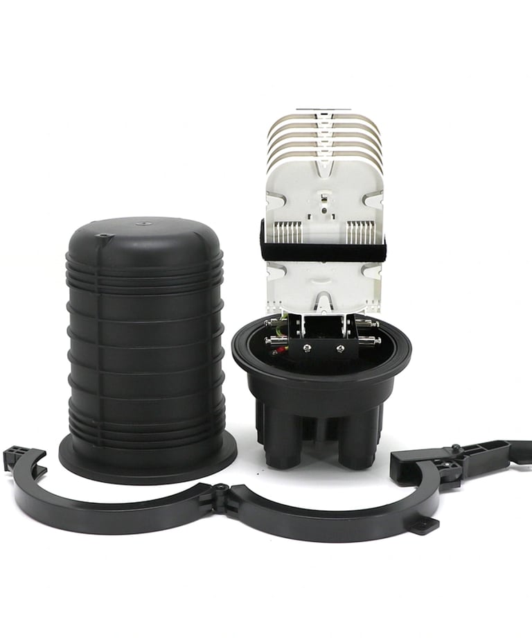 12 / 24 / 48 / 96 / 144 Core Joint Dome Type Fiber Optic Splice Closure FTTH Outdoor