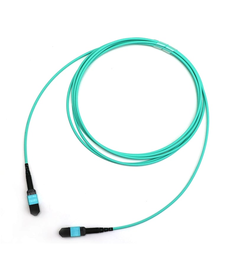 MPO/UPC-MPO/UPC MM 12F 12 core OM3 3.0mm LSZH Fiber Optic Patch Cord