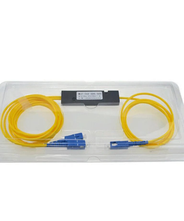 FBT Fiber Optic Splitter Singlemode SC UPC 1*2 1*4 1*8 1*16 Steel Tube / ABS Package