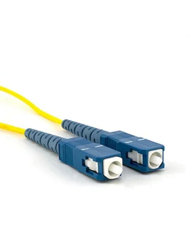 2m SC to SC singlemode 9/125 simplex fiber optic patch cable