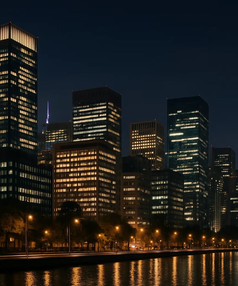 City nightscape showcase