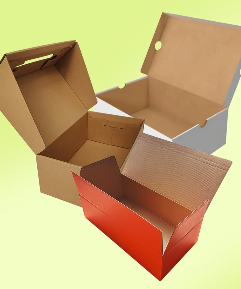 Custom Box Kardus Corrugated Packaging - Shoe Box (Kardus Sepatu)
