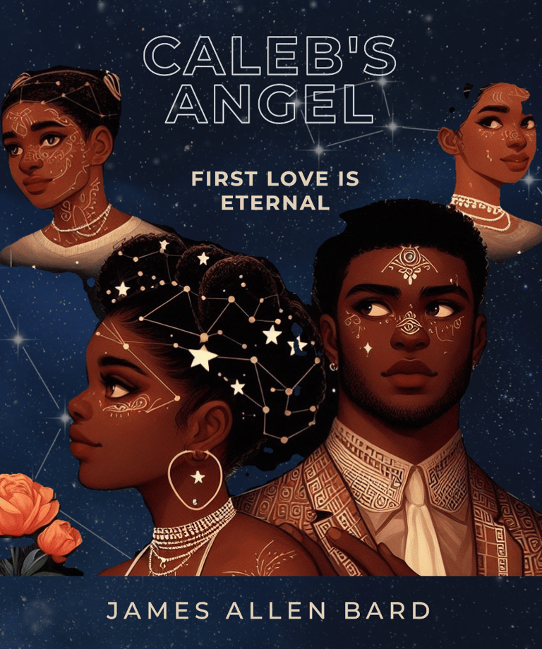 Early poster for the upcoming Literary Love Story, Caleb's Angel, written by Author j Allen Phelps.