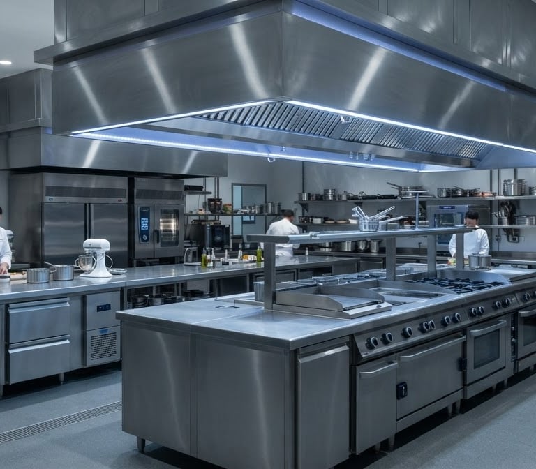 Box Typed Double Skin Kitchen Hood We are engaged in providing our clients with Kitchen Exhaust Hood