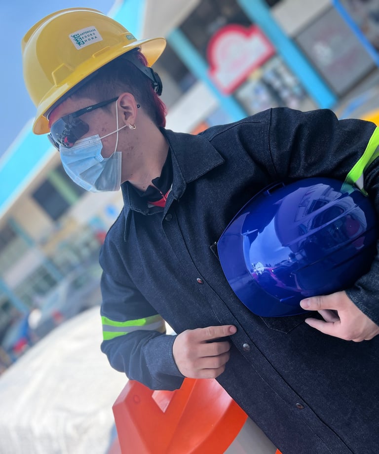 Cascos de seguridad para trabajo industrial y protección personal EPP - Tienda Mirsi