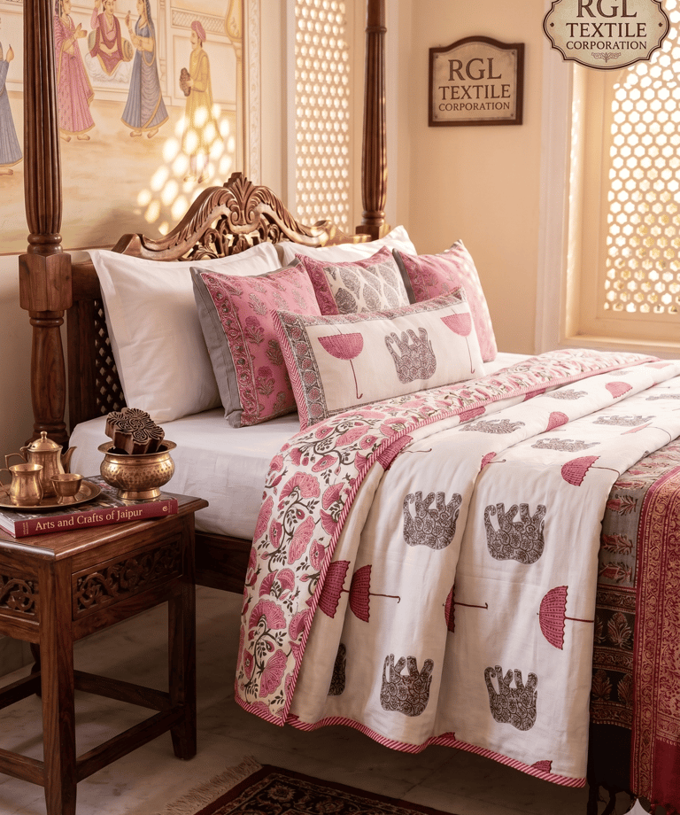 Rgl Textile Corporation Manufacturer of Jaipur Dohars