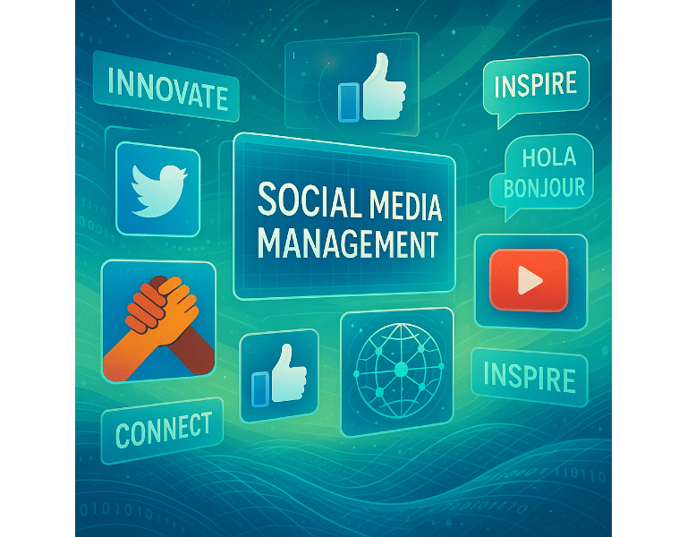 a social media concept of social media and social media PharmaMarketing360