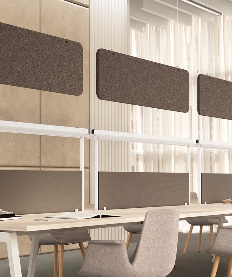 panneau acoustique suspendu 