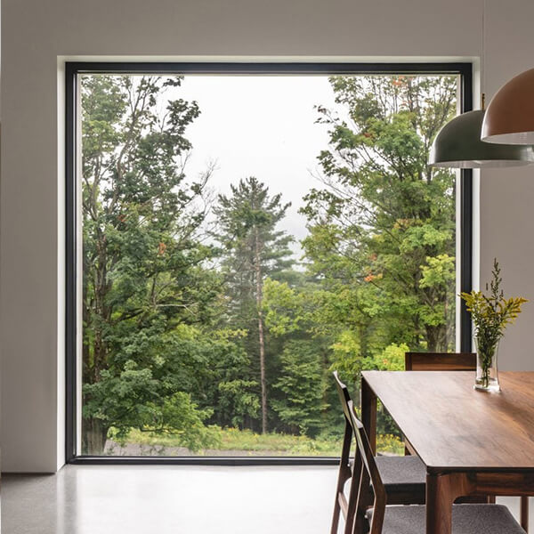 certified aluminum fixed windows