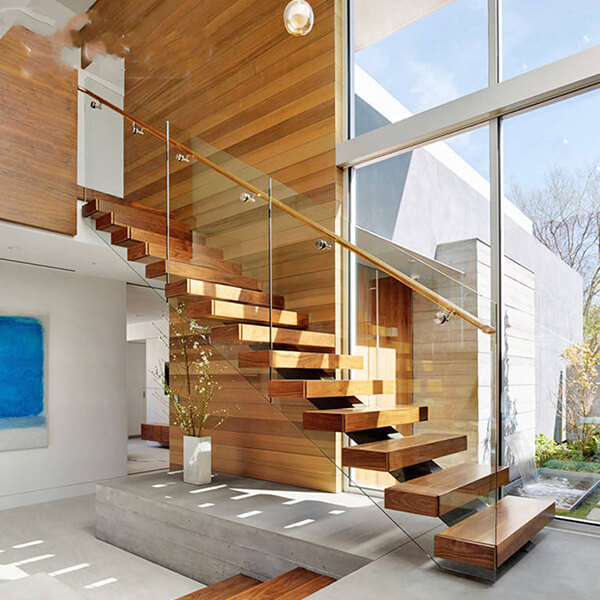 custom straight staircase