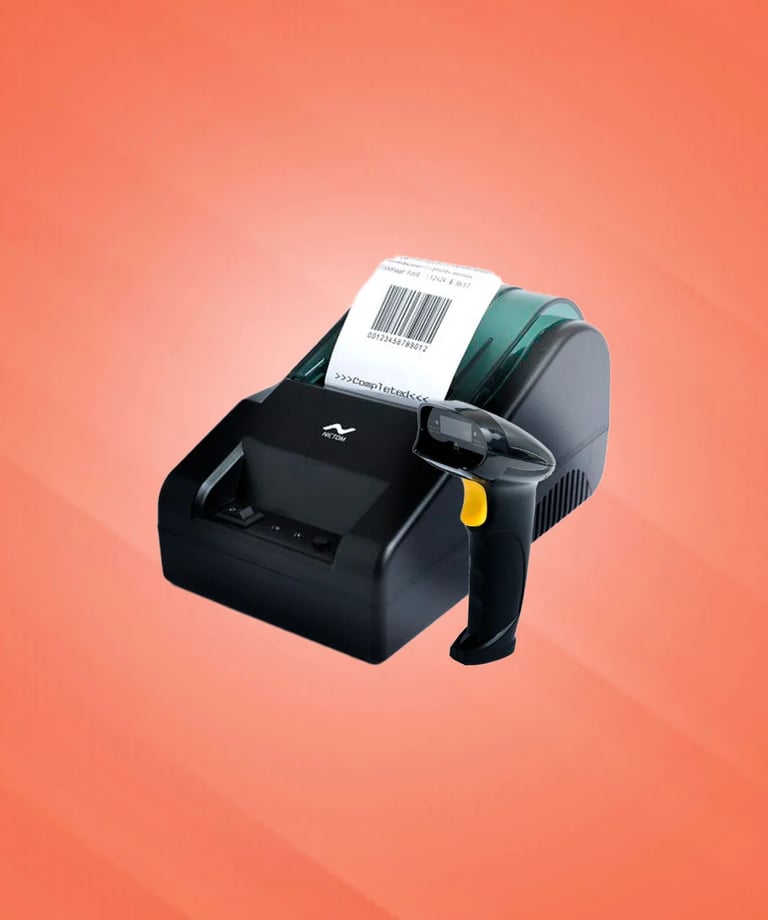 Impresor fiscal hasar con scanner de mano