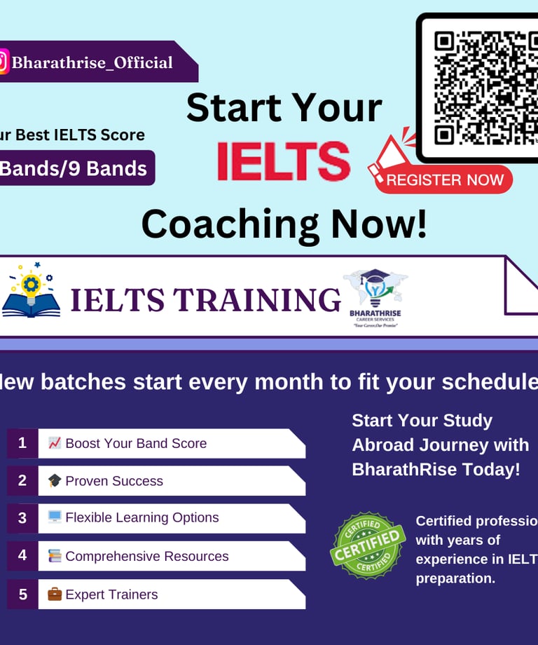 IELTS coaching by Bharathrise