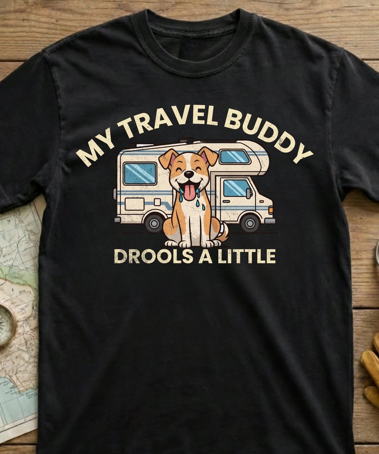 Camping With Dogs travel buddy shirt — Horacio & Visconti