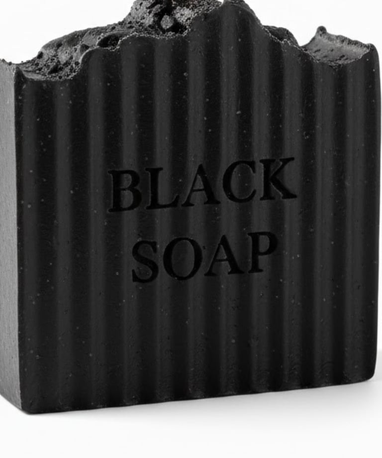 image of balck soap 