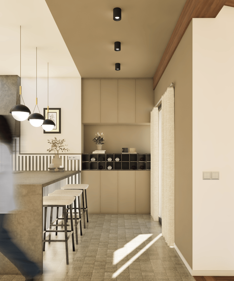 projet Antoine - rénovation d'un T3 avec la cuisine comme point central
