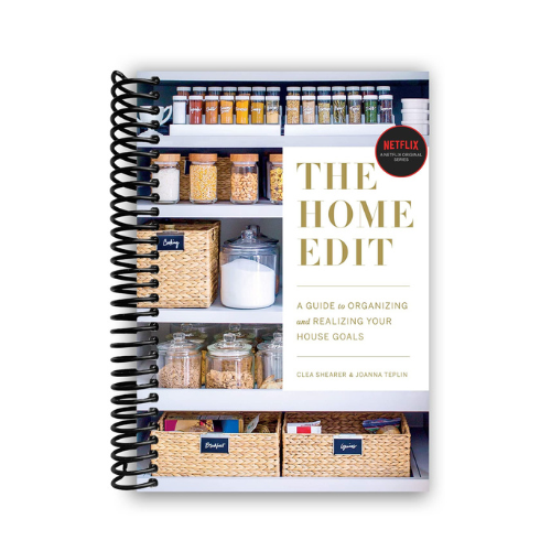 spiral book guide for organizing house and goals