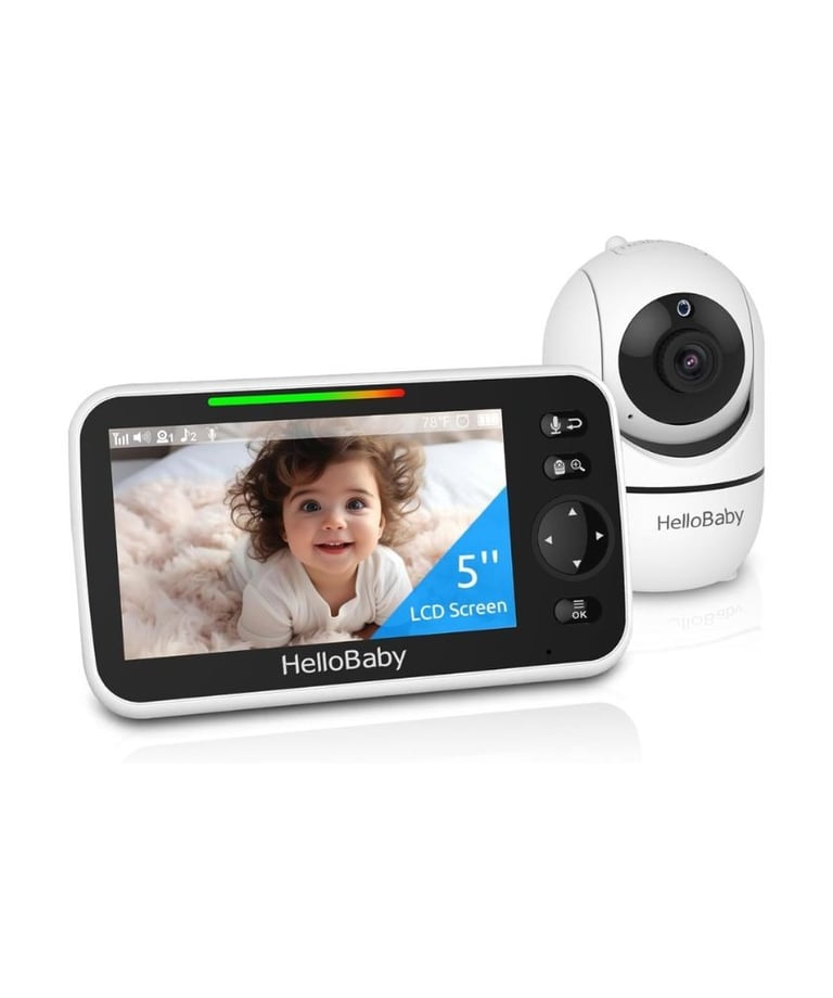 baby monitor 5" screen pan-tilt