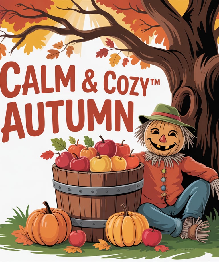 Calm & Cozy™ Autumn Coloring Book cover