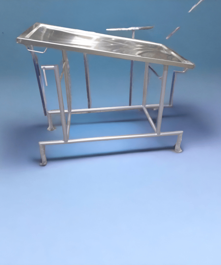 Mesa de exploración veterinaria tubular
