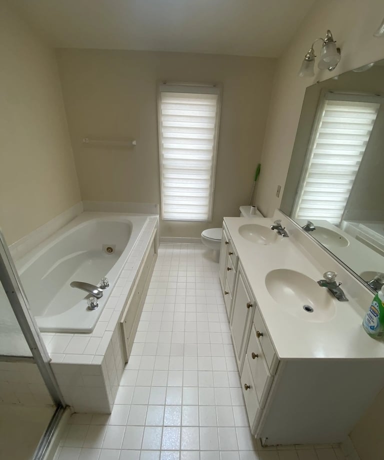 before image of a bathroom.