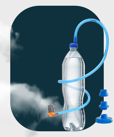 Gleitschirm Trinkflasche Trinkschlauch Produkte Artikel Gadgets Geschenkidee Piloten-Flasche