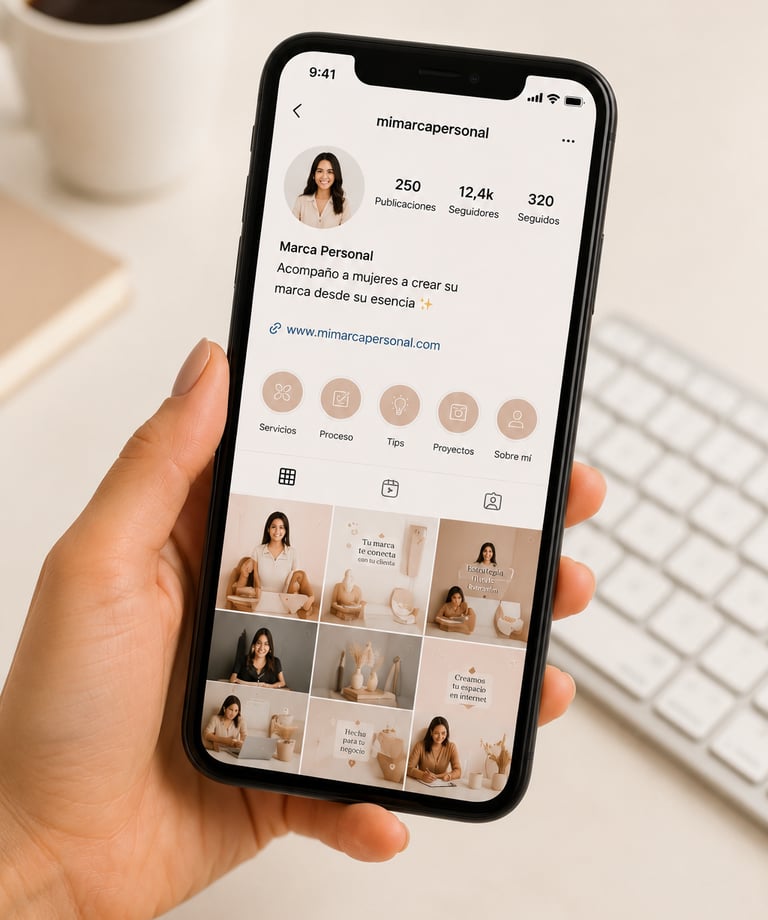 mockup celular webs mujeres emprendedoras 