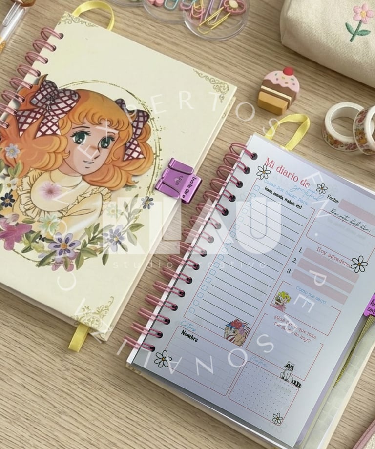 Planner sin fechas para organizar proyectos, metas y actividades en cualquier momento del año.