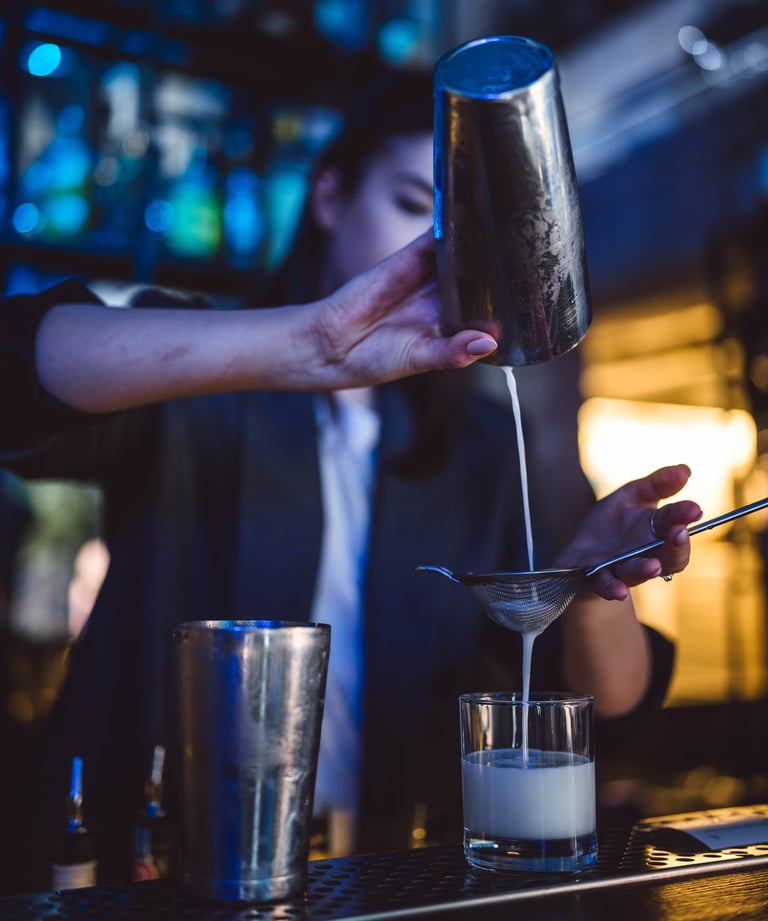 kokteilių degustacija