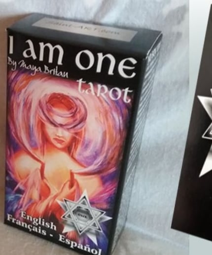 tarot deck of cards Spiritual Metaphysical artwork by Maya Britan I Am One Tarot Deck