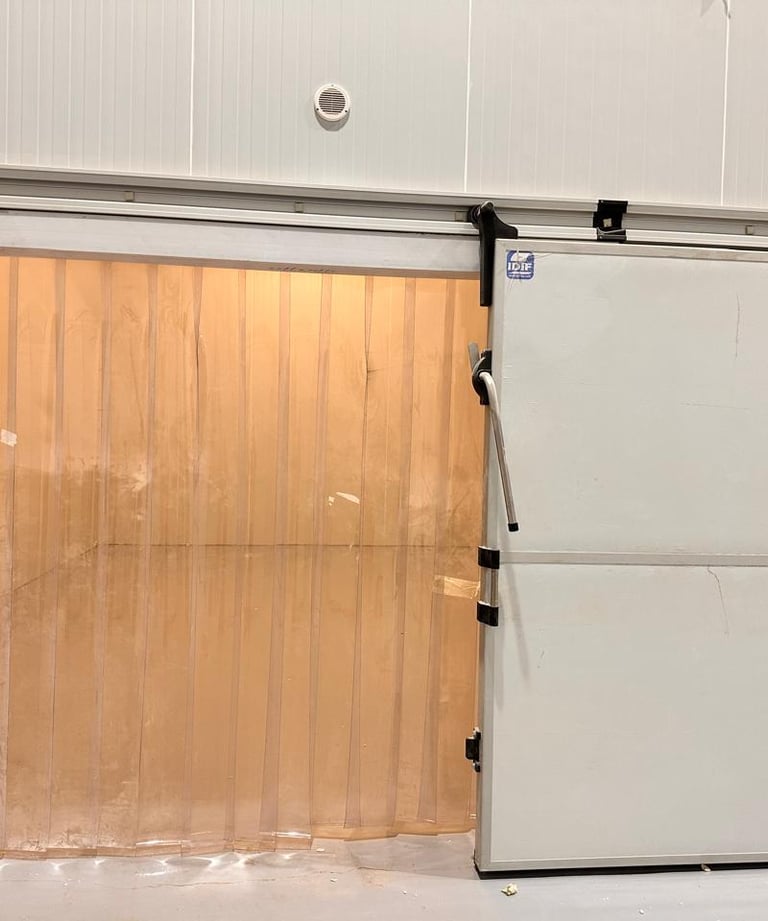 polar pvc strip curtain