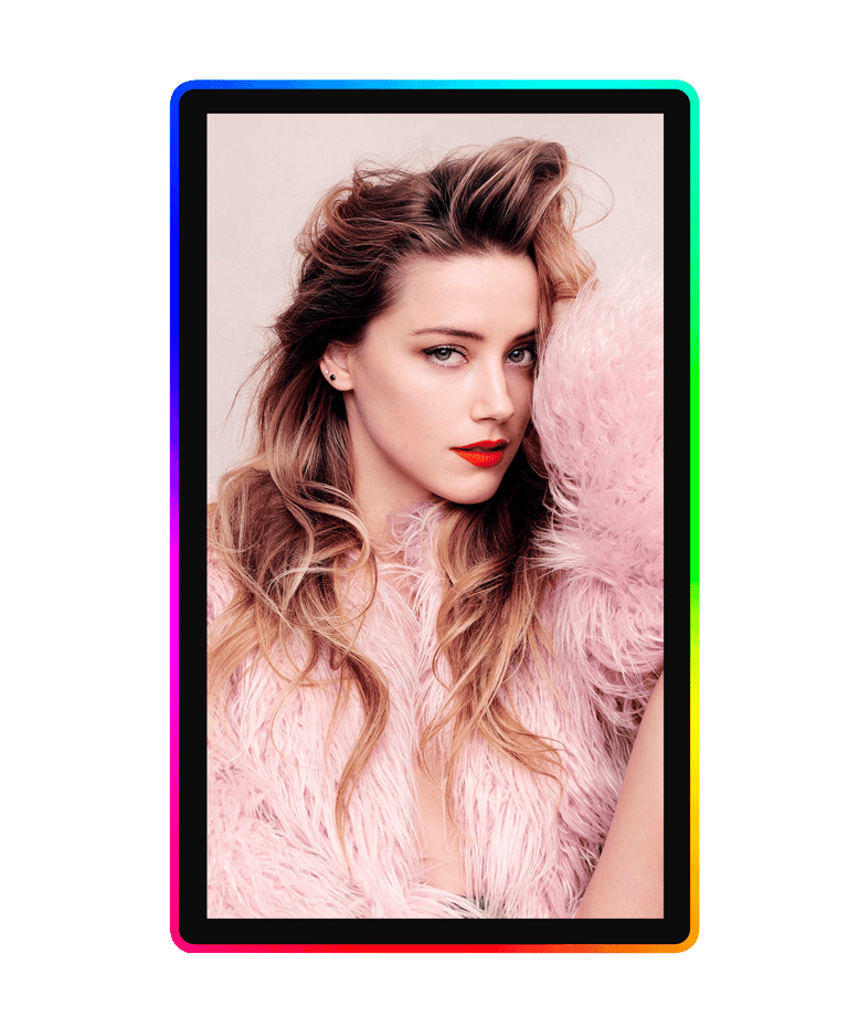 ClaraTech industrial 4K flat touch monitor with IK10 glass for slot machine displays