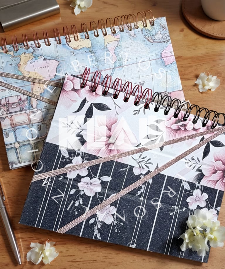 Colección de libretas especiales con ilustraciones creativas y diseño original.