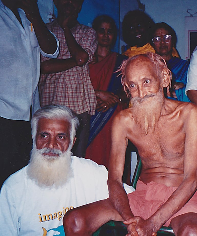 sri Amritananda and his guru