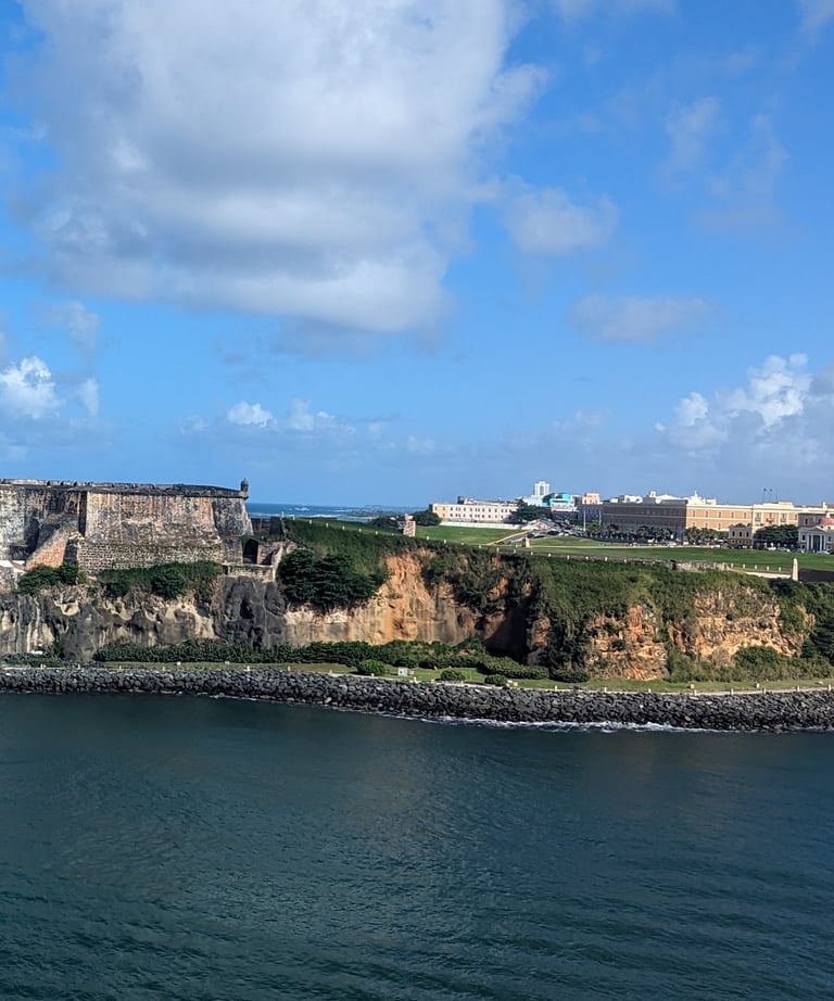 El Morro San Juan from cruise Ship