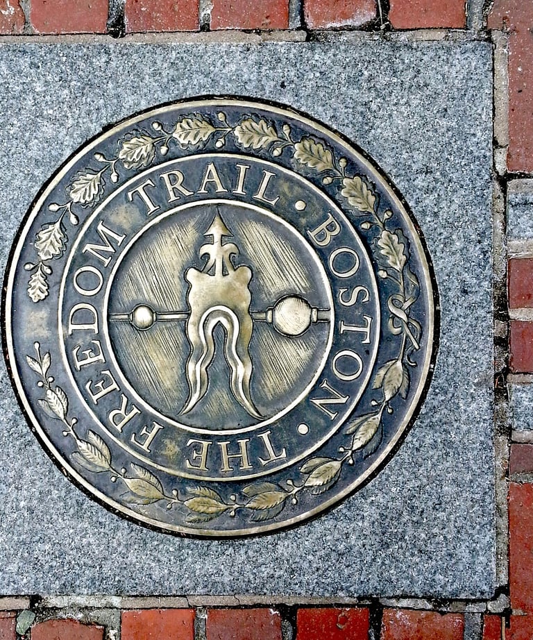 Boston FREEDOM trail sign