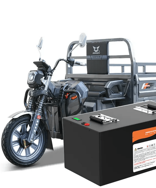 48 volt 100Ah lithium battery pack for electric three wheelers and toto