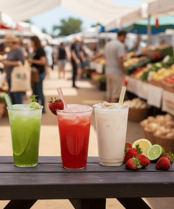 assortment of Agua Frescas- Veteran Owned