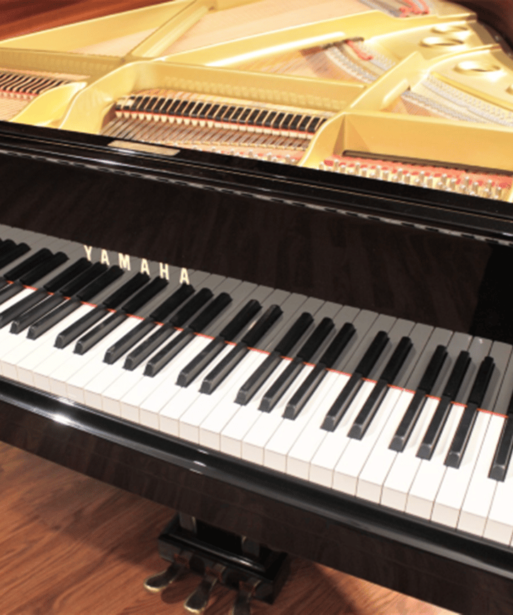 concert grand piano used for lunchtime concerts and recitals