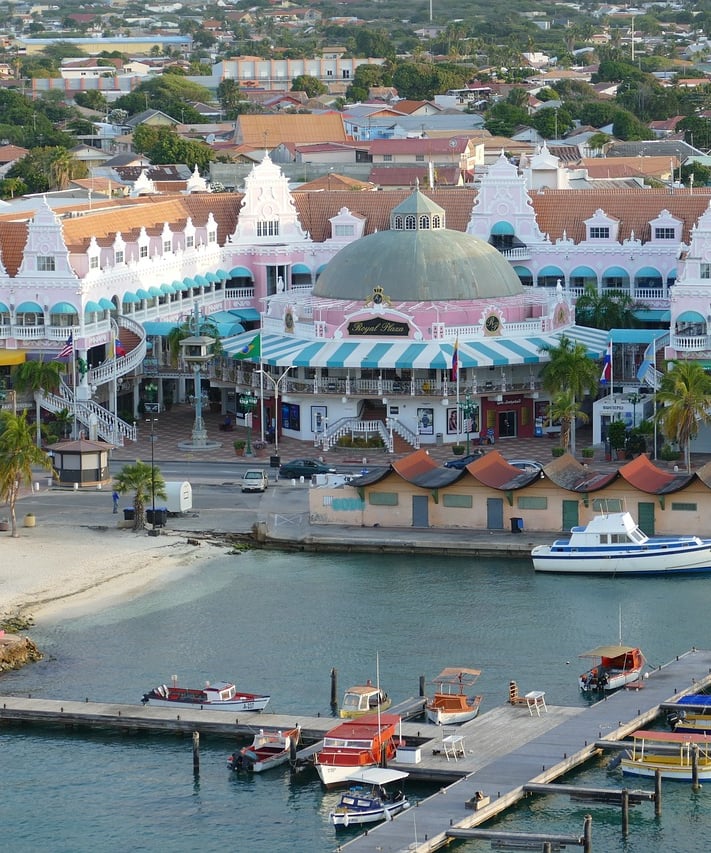 Oranjestad Aruba Downtown