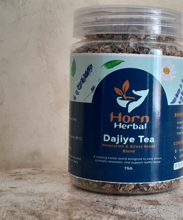 Dajiye tea - shaaxa dajiye ee horn herbal tea