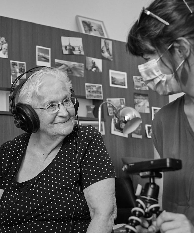 Bel ete a vous tournage portrait ehpad mfi