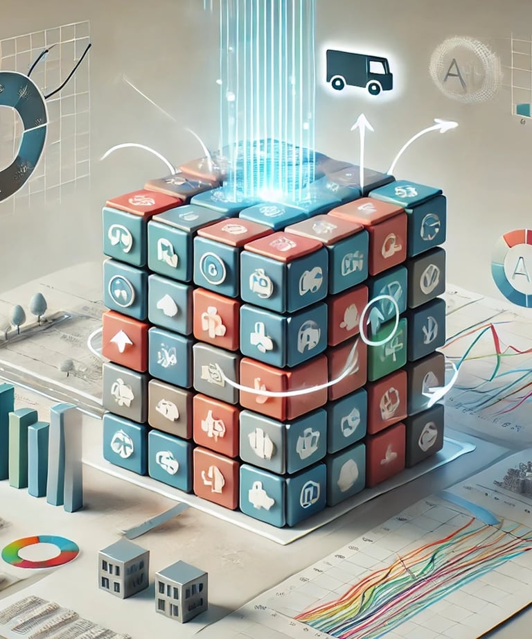 data cube many variables