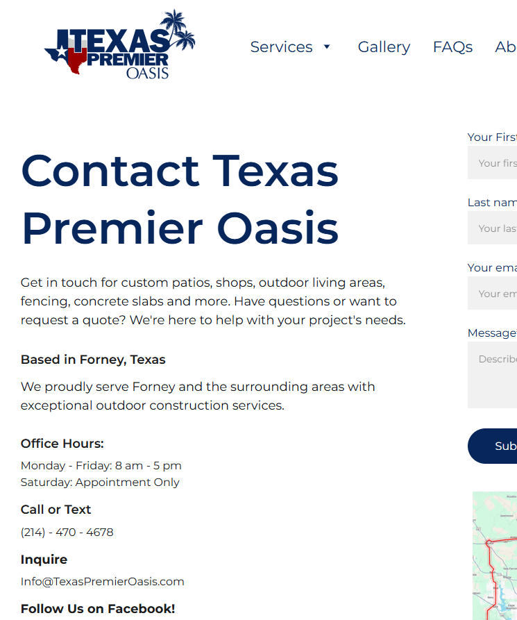 Contact Form Sample