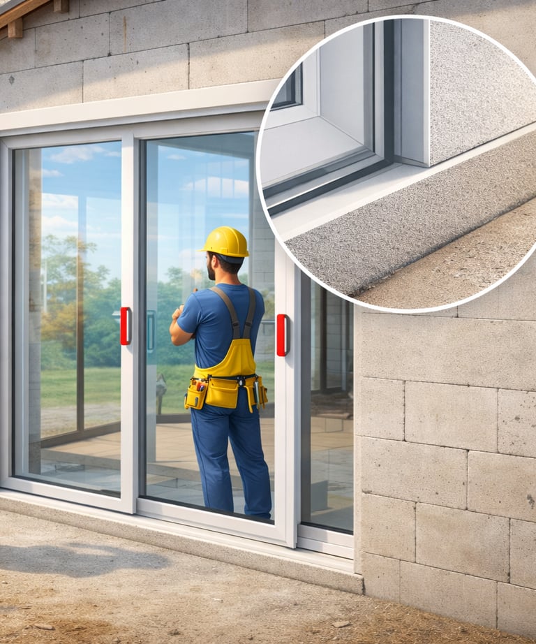 Pose de châssis à Waremme, Hannut, Huy et Liège par une entreprise artisanale fiable