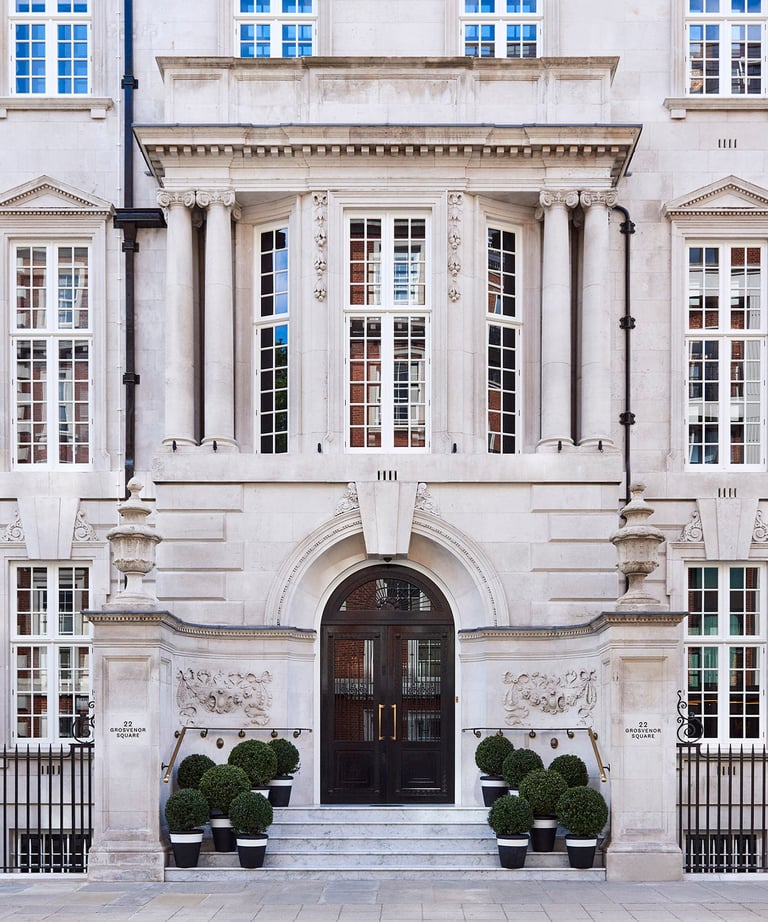The twenty two hotel in London entrance view 