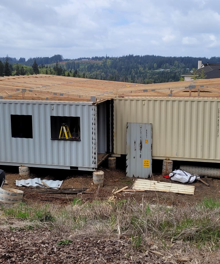 Shipping container house